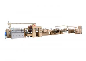 China Flat Filament Yarn Tape Extrusion Line For Pp And Pe Two Die Head 400KW wholesale