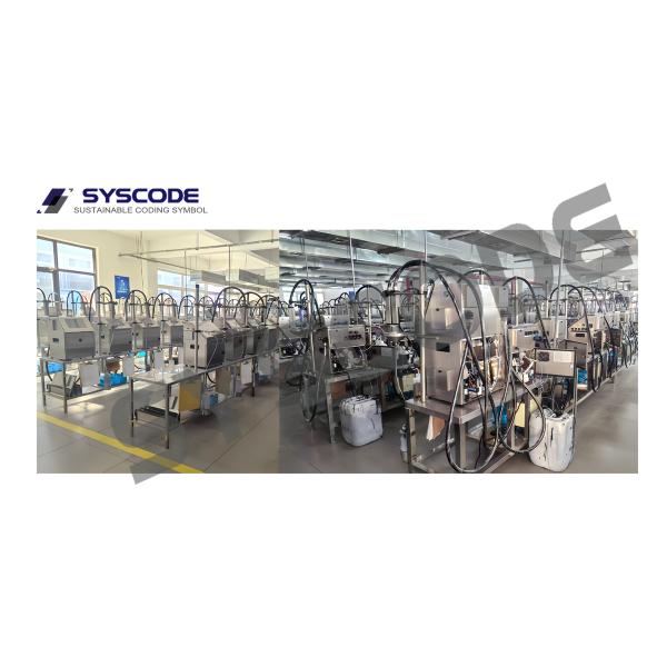 4 lines Industrial Inkjet Coding Printer Customization For Beverages Syscode
