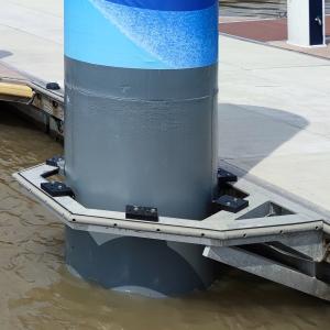 China Marine Grade Floating Dock Pile Guide Aluminum Pile Guide For Floating Dock wholesale