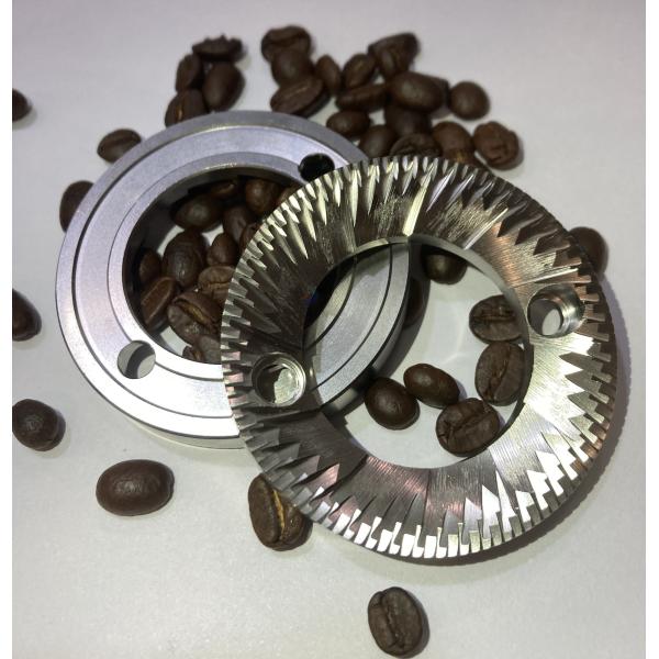 Stainless Steel Flat Wheel Burr Set Blades For Pour Over Coffee Beans Brewiing Use