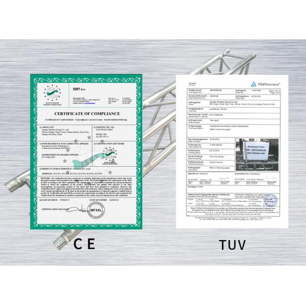 4m Length Aluminum Truss Stage Light Frame / Dj Light Stand Truss TUV Certified