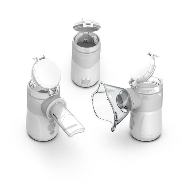 China Kids Cough Cold Portable Home Nebulizer 0.35mL/Min DC USB Removable Battery wholesale