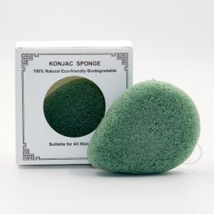 China Custom Green Tea Konjac Sponge wholesale