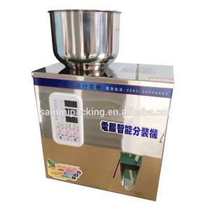Semi Automatic Tea Weighing Machine , Coffee Bean Powder Filling Machine