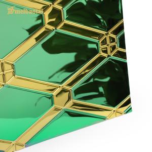 Embossed  Stamped Stainless Steel Sheets 3048mm Length SS304 Material