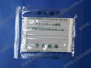China CS15-005 (Huby 340 BB-013) Cleanroom Cotton Swabs/cotton tip cleanroom swab/paper handle cleaning swab/huby cotton swab wholesale