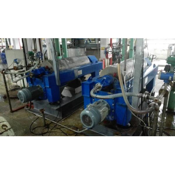 Blue Horizontal Decanter Centrifuge Speed 3600 R/Min Starch Washing And Dehydrating