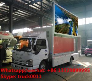 China customized Isuzu LHD mobile digital LED advertising vehicle for sale, best price P6 ISUZU mobile LED billboard truck wholesale