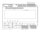 LCD Keypad Shield for Arduino , LCD1602 Input / Output Expansion Board