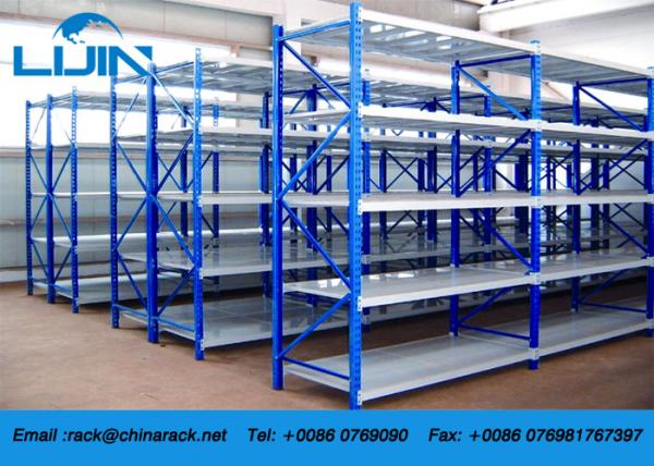 Quality Space Saving Industrial Light Duty Racking 1500 - 3000mm Height 350 - 600mm Depth for sale
