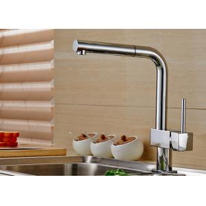 Plastic Pull Out Sprayer Kitchen Basin Faucet Ceramic Cartridge Type ROVATE
