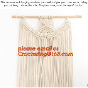 MACRAME FOLDABLE SCREEN, MACRAME WALL HANGING, MACRAME WALL HANGING, MACRAME