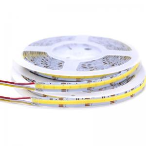 China Turnable PCB Warm LED Strip Lights , 608LED/M Dot Free LED Tape wholesale