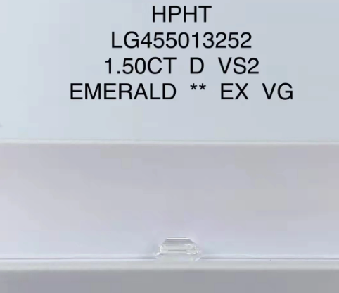 Emerald 1.5 Ct Lab Grown Diamond Jewelry D VS2 VG HPHT Diamond