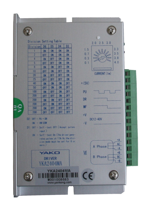 China 2phase Stepper Motor Driver YKA2404MA DC12-40V 4.0A 200Microstep wholesale