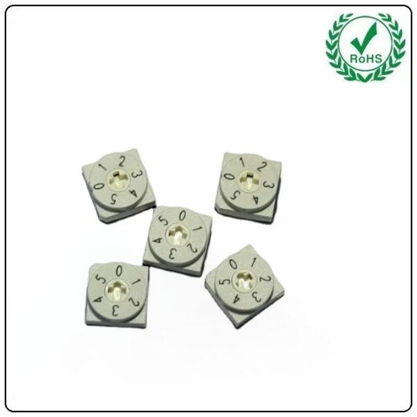Quality 10mm SMD Rotary Switch 360 Degree Process Code Digital 6Bit High Precision Mini for sale