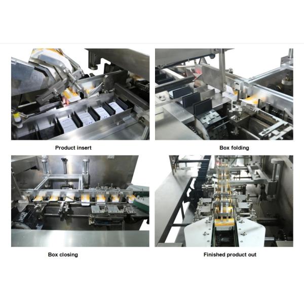 High Speed Servo Horizontally Carton Multi-Function Automatic Horizontal Food Snack Granule Bag Cartoning Machine