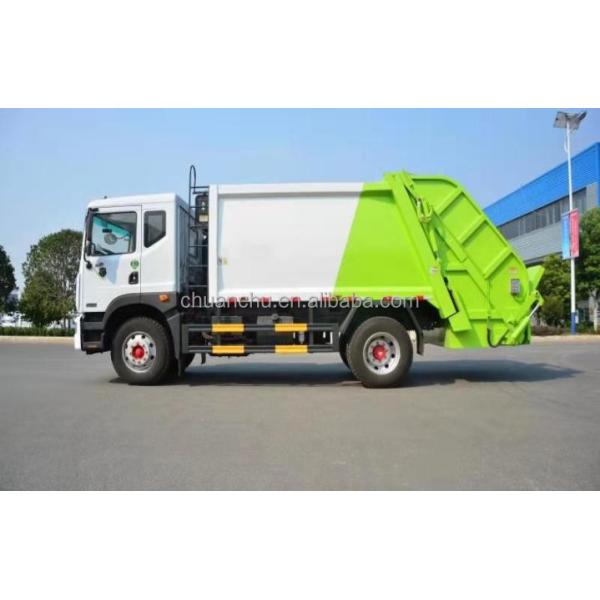 Manual Transmission 10cbm Waste Collection Garbage Compactor Truck for Garbage Can Cleaning and Compression at Affordable