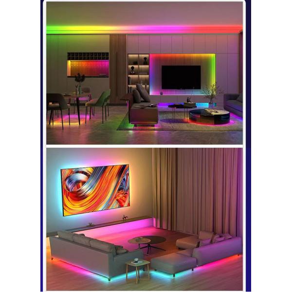 24V Addressable LED Strip Lights Cri 90 COB Light Strip 180 Degree Beam Angle