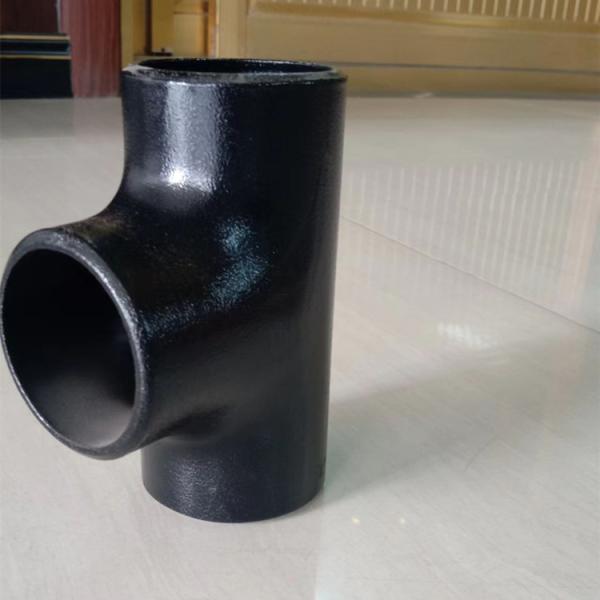 ASTM B16.9 Carbon Steel Tees A234 Reduce 45 Degree Butt Welded Pipe Fitting