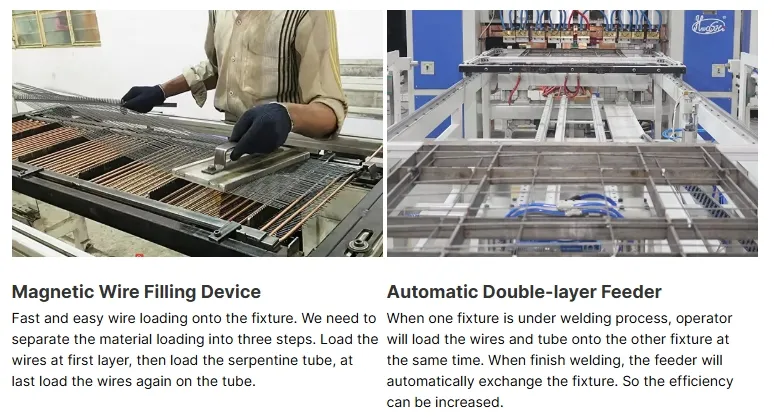 Refrigerator Wire Tube Condenser Production Line Machine, Welding and Bending Machine