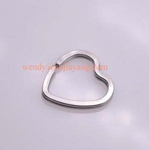 China Vaiour types metal split keyring star shape and heart shape key split rings wholesale