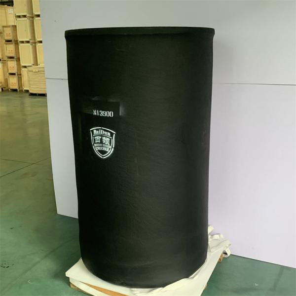 Silicon Carbide Straight Barrel Crucible Smooth Surface Cylindrical Shape