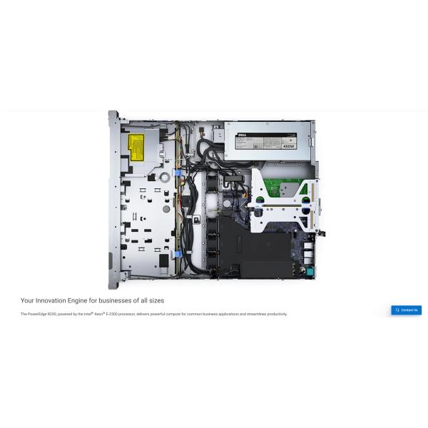 dell powerEdge R250 1U Rack Server Intel Xeon