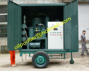 Mobile Transformer Oil Purifier Plant with Single Axle Trailer,Movable Insulation Oil Processing equipment