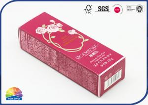 China 350Gsm Folding Cardboard Essential Oil Gift Box With Pattern Embossing wholesale