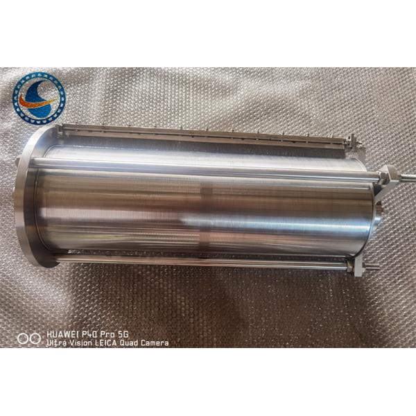 Durable Efficient Ss316l Wedge Wire Screen Pipe 100 Micron High Strength