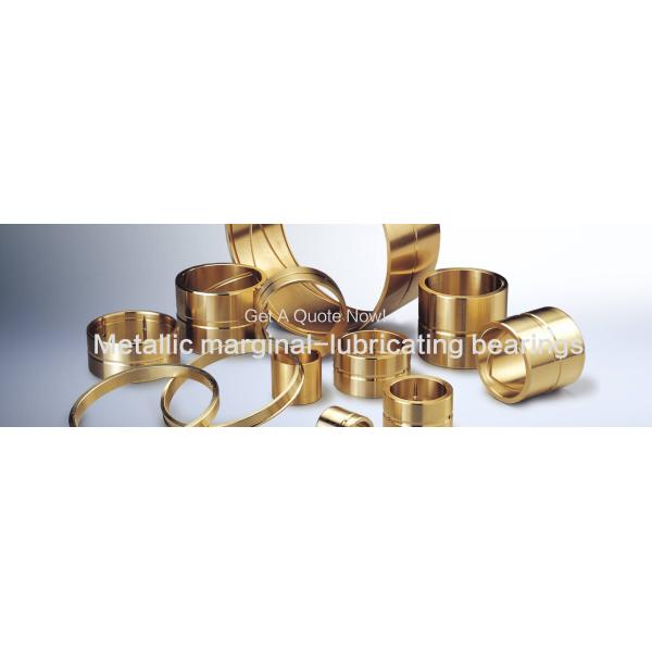 Metallic Marginal Lubricated Bronze Sleeve Bearings CuSn5Pb5Zn5
