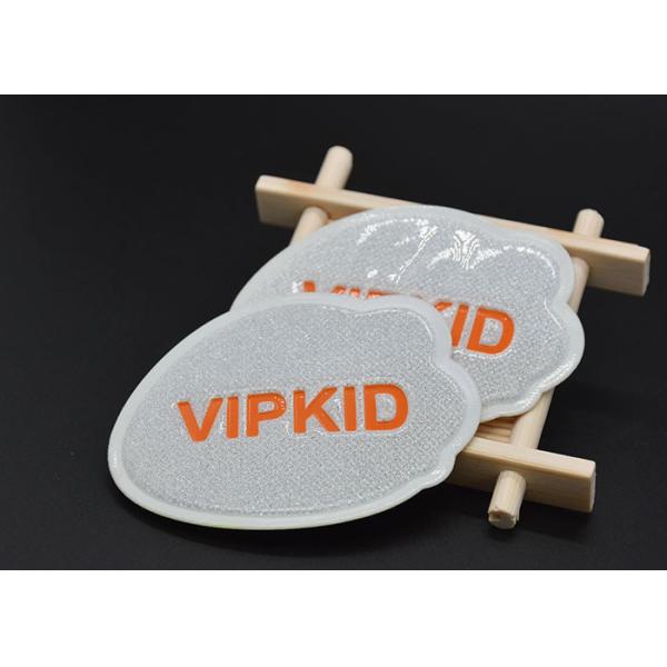 Debossed Shiny Pressed TPU printed label Custom Logo For Garments