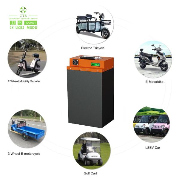 60 Volt Electric Bicycle Lithium-Ion Battery 72V 20ah 30ah/40ah Battery Pack Li-ion Rechargeable Battery With Smart BMS