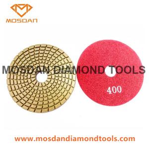China Spiral Wet flexible Wet Diamond Polishing Pads for Marble and Granite wholesale