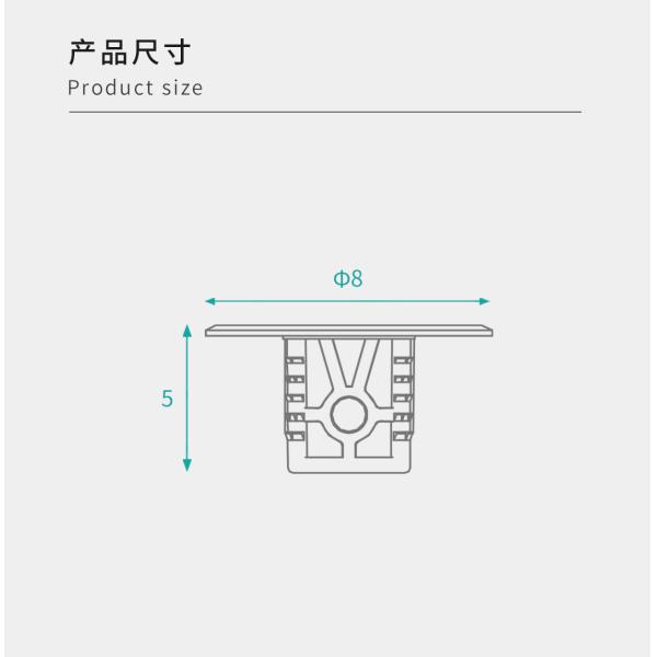 JH-4013 Shelf Pegs - Side View