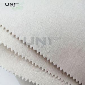 China Wool Necktie Interlining Plain Weave / Polyester Tie Interlining Good Elasticity wholesale