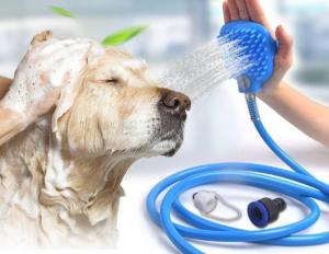 China MultiFunction Pet Bath Shower Head Dogs Water Sprayer Brush wholesale
