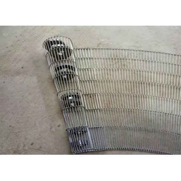 Light Structure Enrober Wire Belt Anti Rust Corrosion Resistant Dehydration System Use