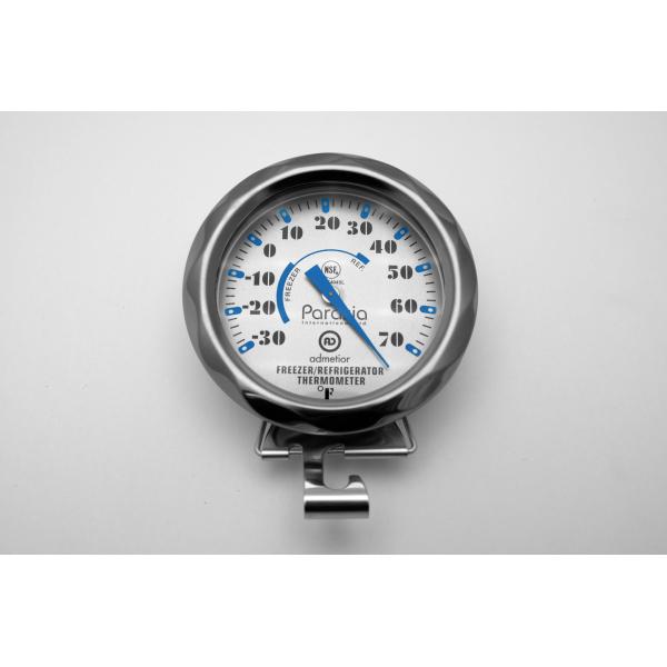 Stainless Steel Portable Fridge Thermometer , Fridge Temperature Meter High Accuracy