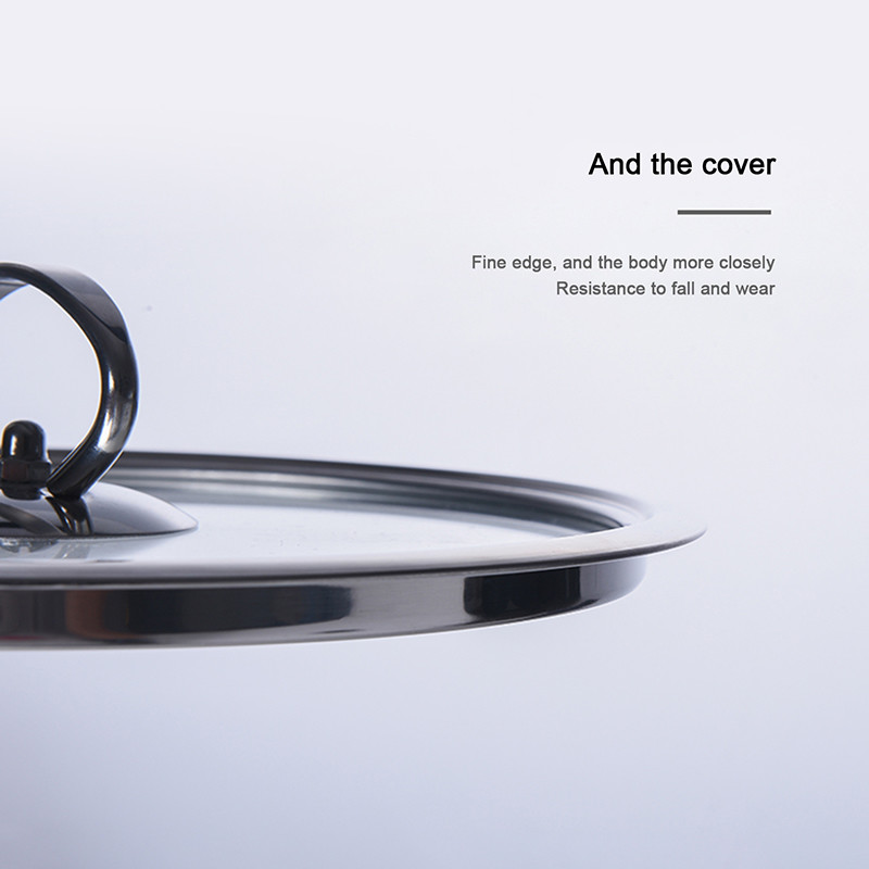 2.3L 3.5L Transparent Borosilicate Glass Soup Pot