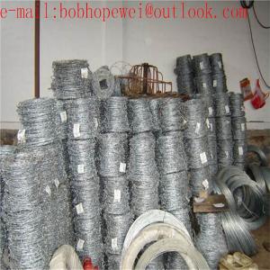 China hot-dip galvanized steel coiled barbed wire/2018 hot sale galvanized or PVC coated barbed wire/barbed wire price per ton wholesale