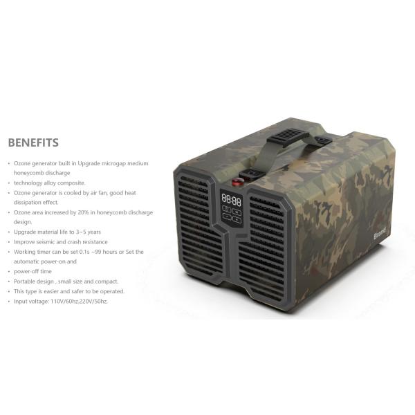 Home Rooms Commercial Ozone Generator 10000mg/H O3 Generator Air Purifier