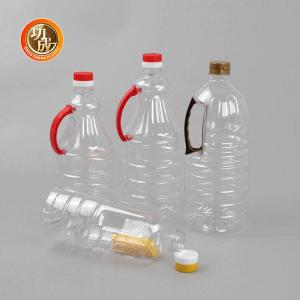 China Peanut Oil Plastic Condiment Bottles PET Transparent Plastic Soy Sauce Bottle wholesale