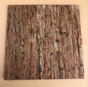 China 300*300mm Standard Size Frist-Layer Fir Bark tiles with Cork Back for Wall Decoration wholesale