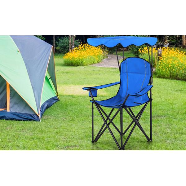 camping chairs with canopy