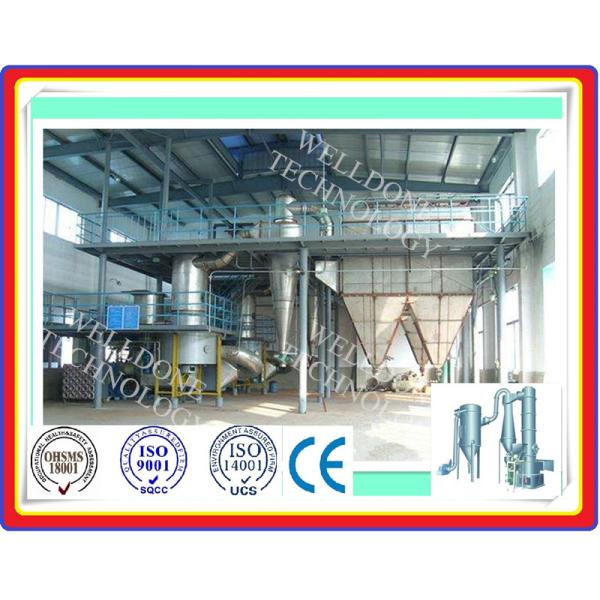 1000kg/H Titanium Steam Heating Cassava Flour Spin Flash Dryer