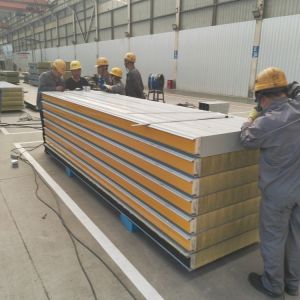 China High Durability Sandwich Panel Rockwool Resistance Moisture And Fire wholesale