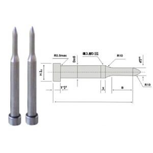 Alcrona Die Punch Pins SKH51 , Stamping Square Hole Punch Customized