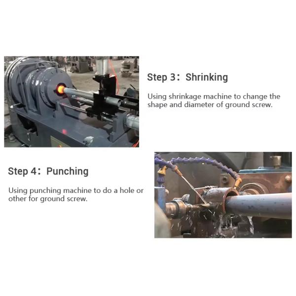 Solar Mounting Ground Anchor Helical Piles For Foundations Screw Pile